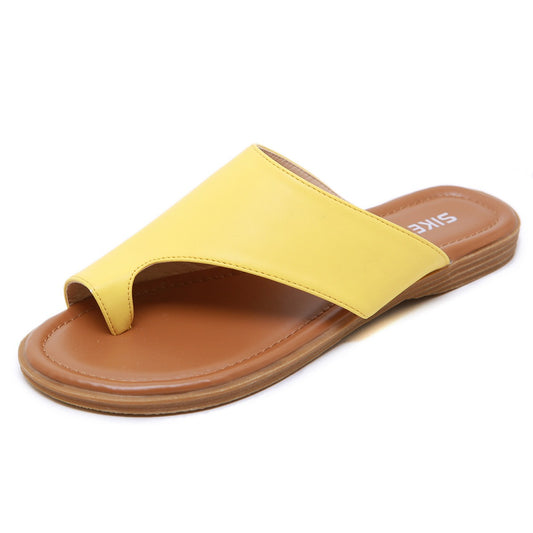 Summer European and American Sandals Beach Large Casual Flat Shoes